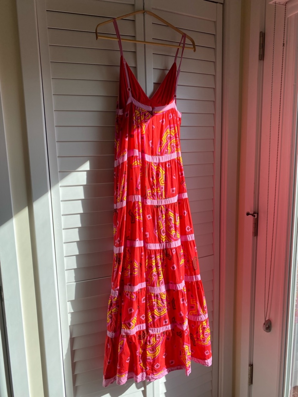 FARM Rio Red Patterned Maxi Dress - Picture 3 of 7